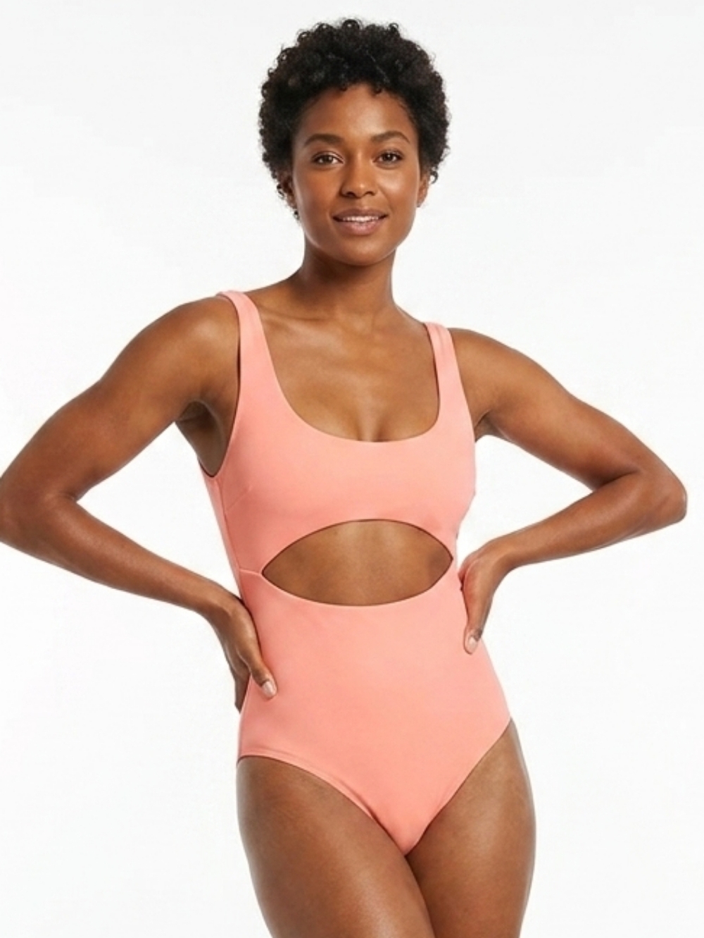 NWT Zara Peach One Piece Swimsuit